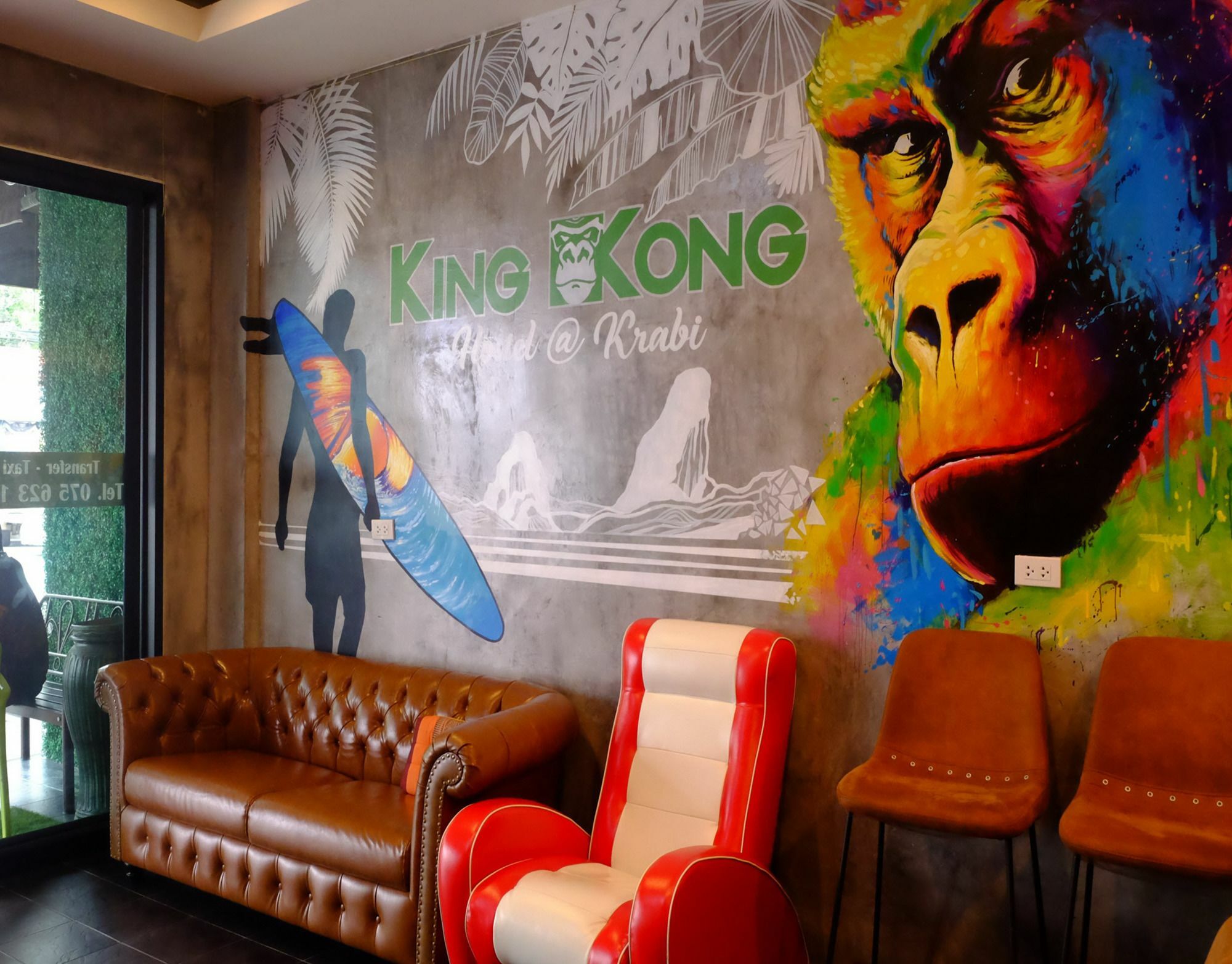 King Kong Hostel At Krabi Bagian luar foto
